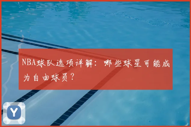 NBA球队选项详解：哪些球星可能成为自由球员？